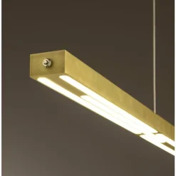 Luminaires Fabas Luce Suspensions|Suspension Fabas Luce Ling LED Laiton, 1 lumière
