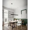Luminaires Fabas Luce Éclairage Led|Suspension Fabas Luce Next LED Noir, 2 lumières
