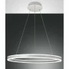 Luminaires Fabas Luce Éclairage Led|Suspension Fabas Luce Palau LED Blanc, 1 lumière