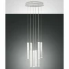 Luminaires Fabas Luce Suspensions|Suspension Fabas Luce Prado LED Blanc, 8 lumières