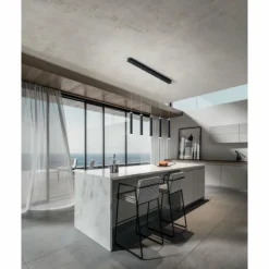 Luminaires Fabas Luce Éclairage Led|Suspension Fabas Luce Prado LED Noir, 5 lumières