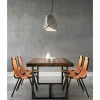 Luminaires Fabas Luce Suspensions|Suspension Fabas Luce Rock Noir, 1 lumière