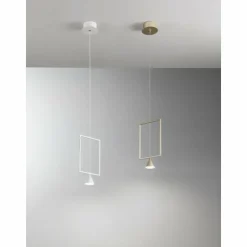 Luminaires Fabas Luce Éclairage Led|Suspension Fabas Luce Sirio LED Blanc, 1 lumière