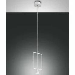Luminaires Fabas Luce Éclairage Led|Suspension Fabas Luce Sirio LED Blanc, 1 lumière