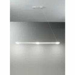 Luminaires Fabas Luce Éclairage Led|Suspension Fabas Luce Swan LED Blanc, 3 lumières