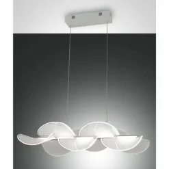 Suspension Fabas Luce Sylvie LED Blanc, 1 lumière