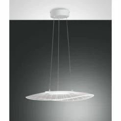 Luminaires Fabas Luce Éclairage Led|Suspension Fabas Luce Vela LED Blanc, 1 lumière
