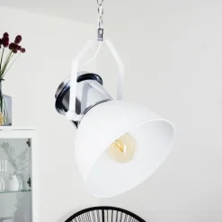hofstein Suspensions|Suspension Fieberbrunn Blanc, 1 lumière