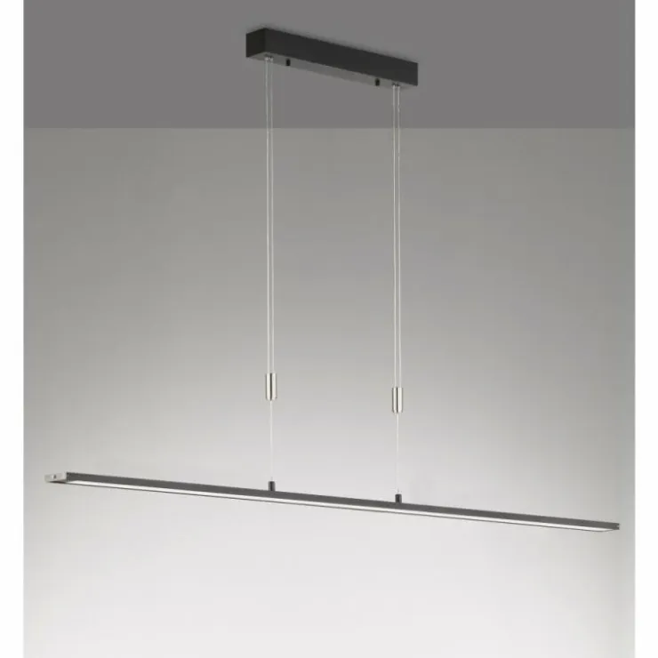 Luminaires Fischer & Honsel Éclairage Led|Suspension Fischer & Honsel Metz TW LED Noir, 1 lumière