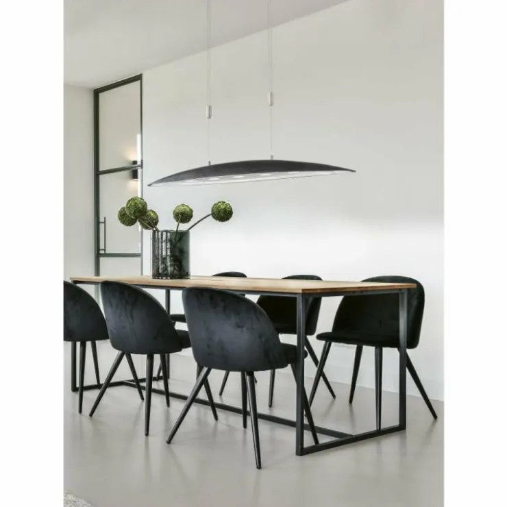 Luminaires Fischer & Honsel Éclairage Led|Suspension Fischer & Honsel Colmar LED Nickel mat, 5 lumières