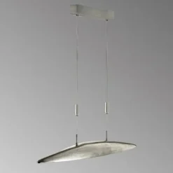 Luminaires Fischer & Honsel Éclairage Led|Suspension Fischer & Honsel Colmar LED Brun foncé, Nickel mat, 5 lumières