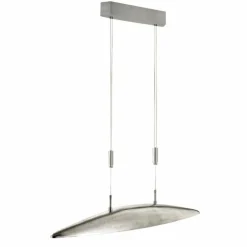Luminaires Fischer & Honsel Éclairage Led|Suspension Fischer & Honsel Colmar LED Brun foncé, Nickel mat, 5 lumières