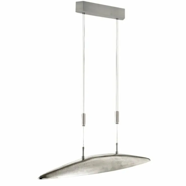 Luminaires Fischer & Honsel Éclairage Led|Suspension Fischer & Honsel Colmar LED Brun foncé, Nickel mat, 5 lumières