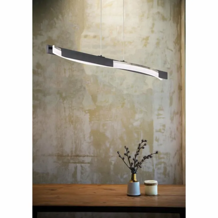 Luminaires Fischer & Honsel Éclairage Led|Suspension Fischer & Honsel Bridge LED Noir, 1 lumière