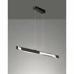 Luminaires Fischer & Honsel Éclairage Led|Suspension Fischer & Honsel Bridge LED Noir, 1 lumière
