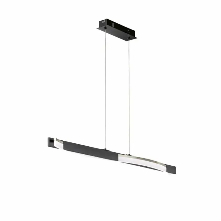 Luminaires Fischer & Honsel Éclairage Led|Suspension Fischer & Honsel Bridge LED Noir, 1 lumière