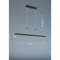 Luminaires Fischer & Honsel Suspensions|Suspension Fischer & Honsel Vito LED Noir, 1 lumière