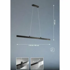 Luminaires Fischer & Honsel Éclairage Led|Suspension Fischer & Honsel Orell LED Anthracite, 1 lumière