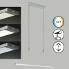 Luminaires Fischer & Honsel Éclairage Led|Suspension Fischer & Honsel Metz TW LED Aluminium, 1 lumière