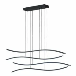Luminaires Fischer & Honsel Éclairage Led|Suspension Fischer & Honsel Fisk LED Noir, 1 lumière, Télécommandes