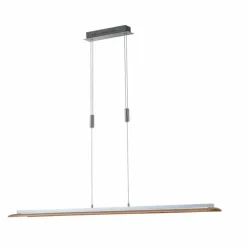 Luminaires Fischer & Honsel Suspensions|Suspension Fischer & Honsel SHINE-WOOD LED Nickel mat, 1 lumière