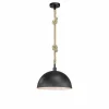 Luminaires Fischer & Honsel Suspensions|Suspension Fischer-Honsel Rope Noir, 1 lumière