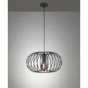 Luminaires Fischer & Honsel Suspensions|Suspension Fischer-Honsel Mocca Noir, 1 lumière