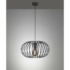 Luminaires Fischer & Honsel Suspensions|Suspension Fischer-Honsel Mocca Noir, 1 lumière
