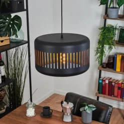 hofstein Suspensions|Suspension Fournie Noir, 1 lumière