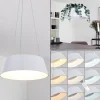 hofstein Suspensions|Suspension Fremont LED Blanc, 1 lumière, Télécommandes
