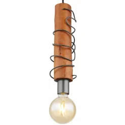 Luminaires Globo Lighting Suspensions|Suspension Globo ALICE Noir, 1 lumière