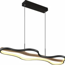 Luminaires Globo Lighting Éclairage Led|Suspension Globo BEZZY LED Noir, 1 lumière, Télécommandes