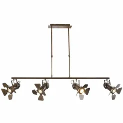 Luminaires Globo Lighting Suspensions|Suspension Globo CARSTEN Rouille, 4 lumières