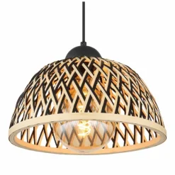 Luminaires Globo Lighting Suspensions|Suspension Globo COLLY Noir, 1 lumière