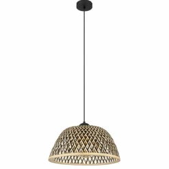 Luminaires Globo Lighting Suspensions|Suspension Globo COLLY Noir, 1 lumière