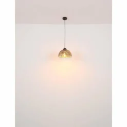 Luminaires Globo Lighting Suspensions|Suspension Globo COLLY Noir, 1 lumière