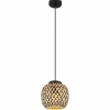 Luminaires Globo Lighting Suspensions|Suspension Globo COLLY Noir, 1 lumière