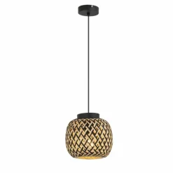 Luminaires Globo Lighting Suspensions|Suspension Globo COLLY Noir, 1 lumière