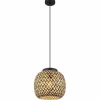 Luminaires Globo Lighting Suspensions|Suspension Globo COLLY Noir, 1 lumière
