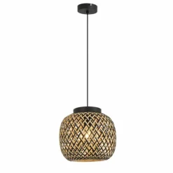 Luminaires Globo Lighting Suspensions|Suspension Globo COLLY Noir, 1 lumière