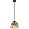 Luminaires Globo Lighting Suspensions|Suspension Globo COLLY Noir, 1 lumière