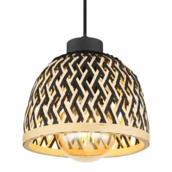 Luminaires Globo Lighting Suspensions|Suspension Globo COLLY Noir, 1 lumière