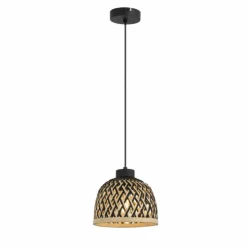 Luminaires Globo Lighting Suspensions|Suspension Globo COLLY Noir, 1 lumière