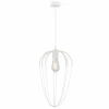 Luminaires Globo Lighting Suspensions|Suspension Globo CREAM Blanc, 1 lumière