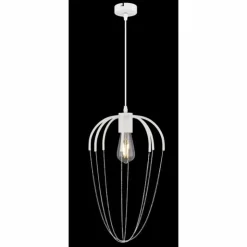 Luminaires Globo Lighting Suspensions|Suspension Globo CREAM Blanc, 1 lumière