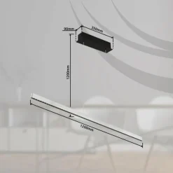 Luminaires Globo Lighting Suspensions|Suspension Globo DENTSY LED Noir, 1 lumière