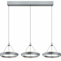 Luminaires Globo Lighting Éclairage Led|Suspension Globo FERRA LED Gris, 1 lumière