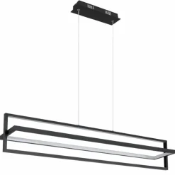 Luminaires Globo Lighting Éclairage Led|Suspension Globo FLIPS LED Noir, 1 lumière, Télécommandes