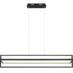 Luminaires Globo Lighting Éclairage Led|Suspension Globo FLIPS LED Noir, 1 lumière, Télécommandes