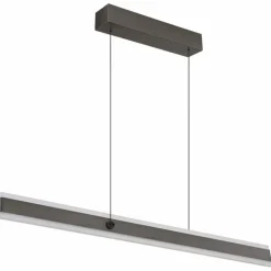 Luminaires Globo Lighting Éclairage Led|Suspension Globo GEBALDO LED Titane, 1 lumière, Télécommandes